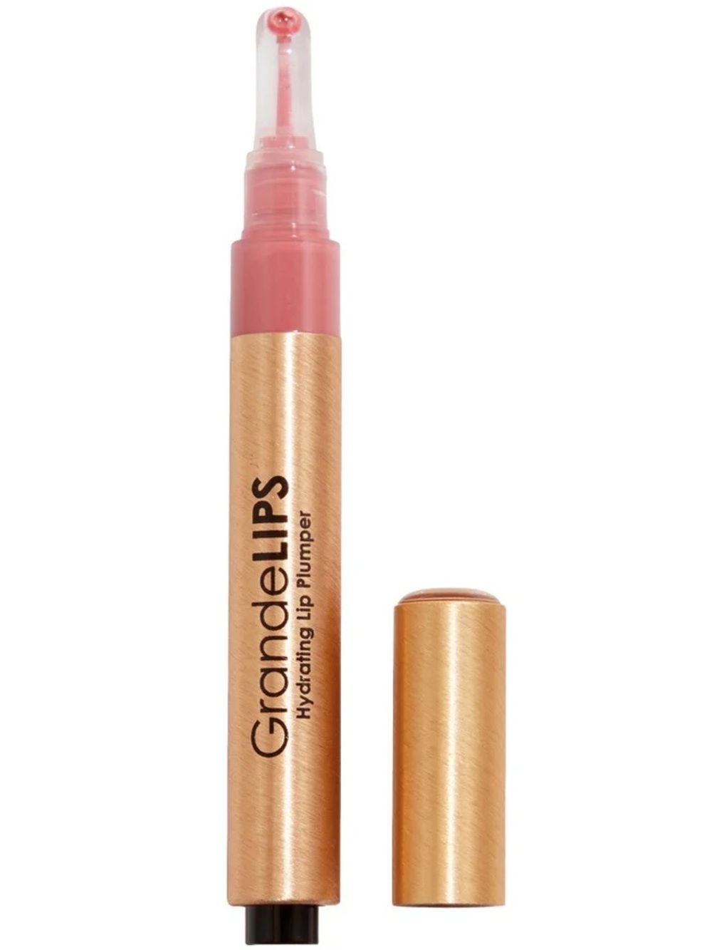 GRANDE Cosmetics NIB GrandeLIPS Hydrating Lip Plumper Gloss in Spicy Mauve